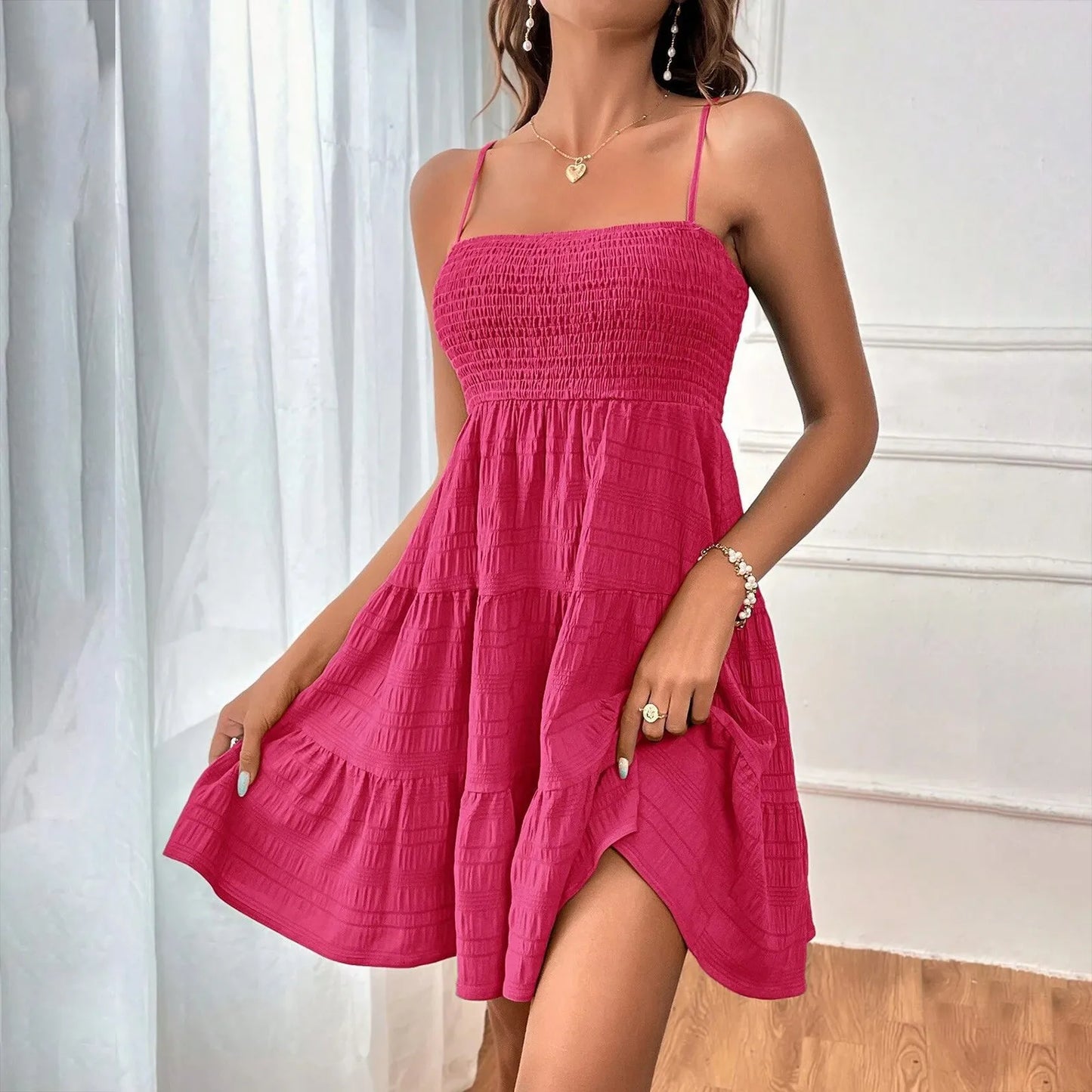 VelvetVouge™ Emerald Sundress